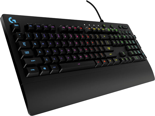 Logitech G213 Prodigy Gaming Keyboard, LIGHTSYNC RGB Backlit Keys, Spill-Resistant
